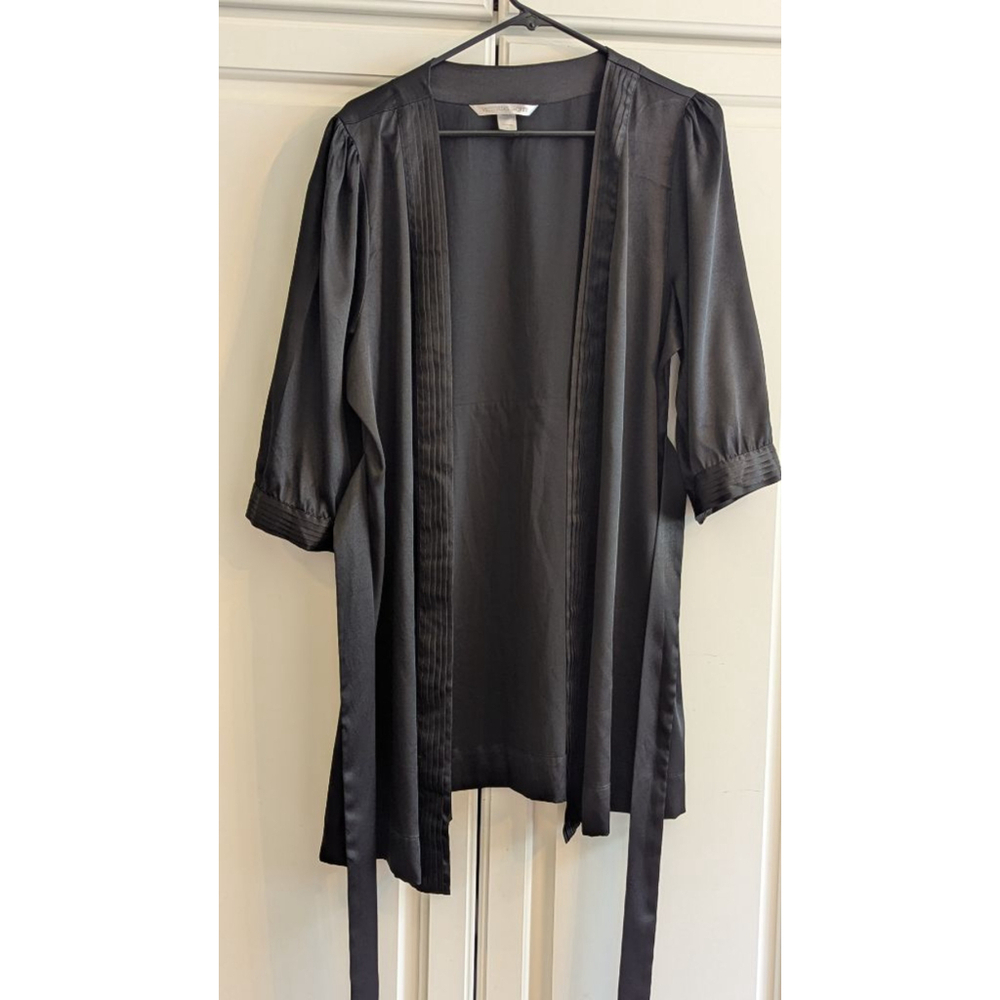 Women's Victoria's Secret Robe Size L Black